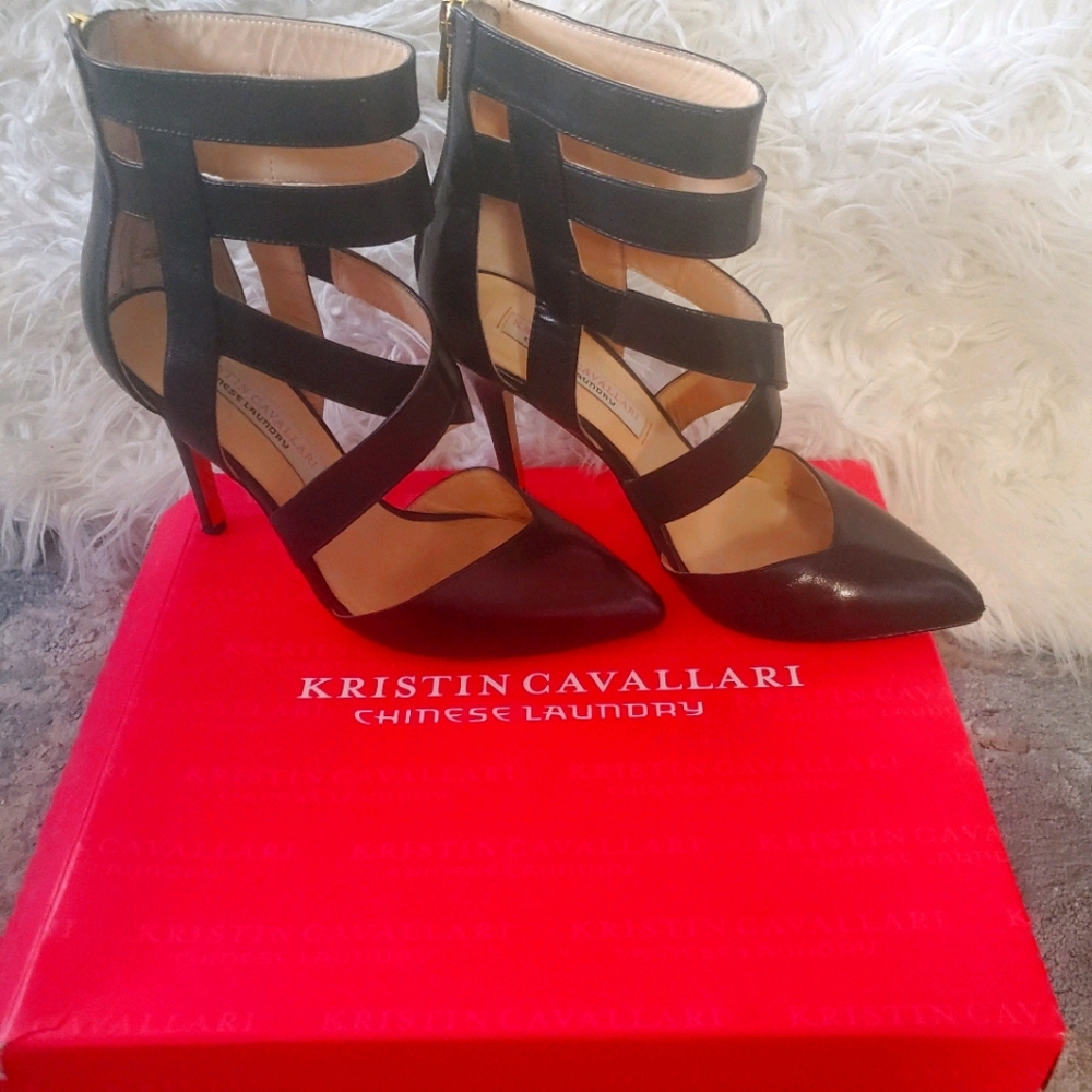 Kristin Cavallari 'Kid' leather shoes